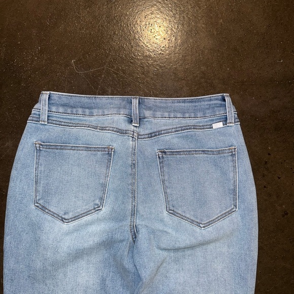 1822 Denim High-Rise Straight Leg Jeans - Size 6 - Light Wash - Picture 4 of 8